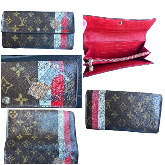 Louis Vuitton Limited Edition Monogram Groom Sarah Wallet - Picture 6 of 9